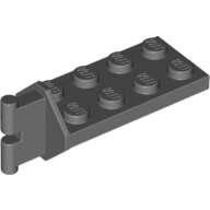 Lego destička 2x4 s pantem samec, tmavě modro šedá (4237553, 4264952)